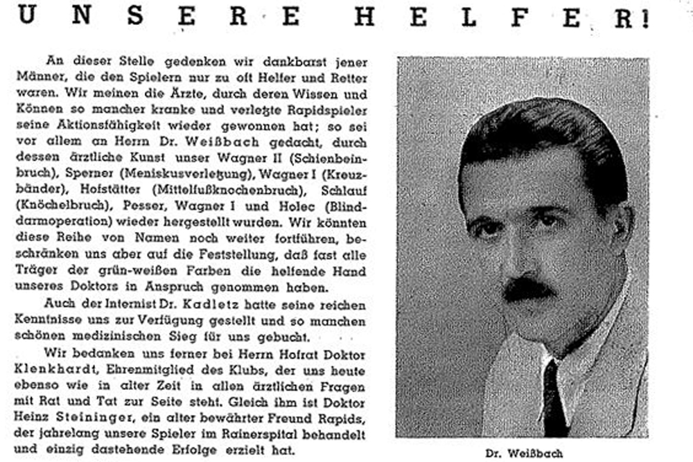 1939 SK Rapid Wien - Festschrift zum 40-jährigen Vereinsbestehens