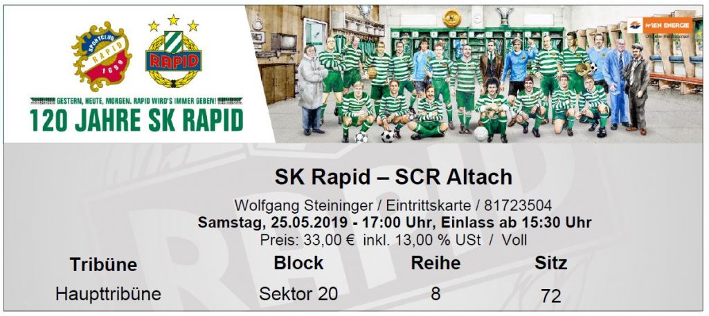 SK Rapid - SCR Altach