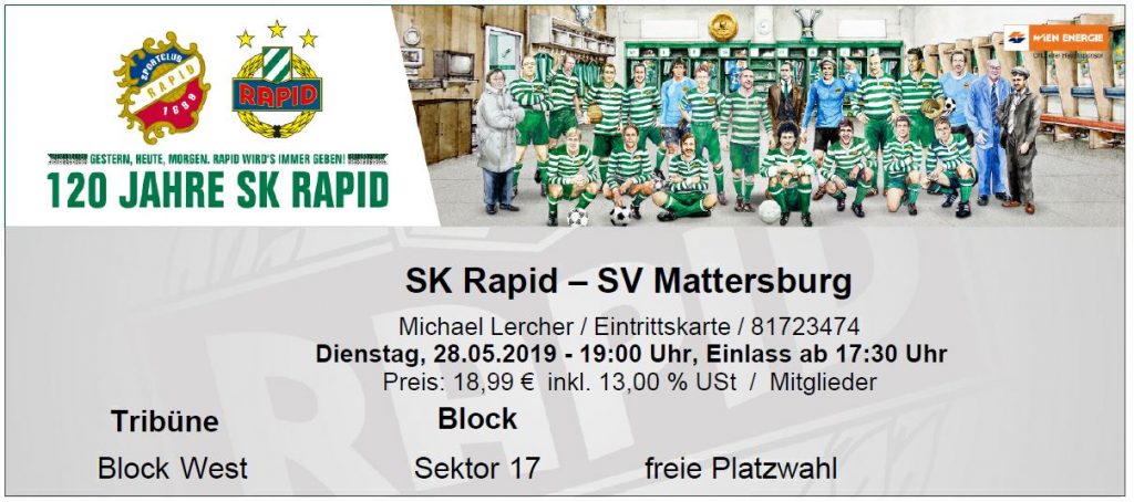 SK Rapid - SV Mattersburg